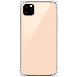 Mobigear Cushion Doorzichtig iPhone 12 Hoesje Flexibel TPU Backcover Shockproof - Transparant