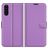 Mobigear Classic Sony Xperia 10 III Hoesje Bookcase Portemonnee - Paars