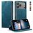 CaseMe 013 iPhone 17 Pro Hoesje Bookcase Portemonnee - Blauw