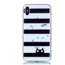 Mobigear Design iPhone XS Max Hoesje Flexibel TPU Backcover - Kat