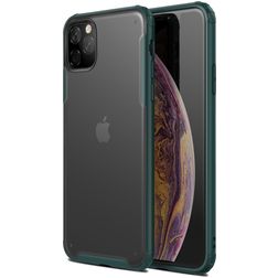 Mobigear Shockproof iPhone 11 Pro Max Hoesje Hardcase Backcover Shockproof - Groen