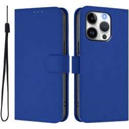 Mobigear Urban Wallet iPhone 16 Pro Hoesje Bookcase Portemonnee - Donkerblauw