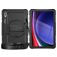 Mobigear SureGrip Xtreme Samsung Galaxy Tab S9 Ultra Hoes Hard Kunststof,Siliconen Backcover + Schouderband + Standaard - Zwart