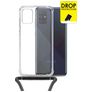 My Style Loop Doorzichtig Samsung Galaxy A71 Flexibel TPU Hoesje met koord - Transparant