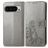 Mobigear Clover Google Pixel 9 Pro XL Hoesje Bookcase Portemonnee - Grijs
