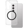 CARE by PanzerGlass Flagship Samsung Galaxy S25 Ultra MagSafe Hoesje Hardcase Backcover - Transparant / Zwart