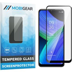 Mobigear Premium TCL 20 R 5G Glazen Screenprotector - Case Friendly - Zwart