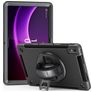 Mobigear SureGrip Lenovo Tab P11 Gen 2 Hoes Hard Kunststof,Siliconen Backcover + Standaard - Zwart