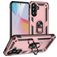 Mobigear Armor ring Samsung Galaxy A36 Hoesje Hardcase Backcover Shockproof met Ringhouder - Roségoud