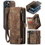 Caseme 008 iPhone 12 Pro Max Hoesje Uitneembare 2in1 Bookcase Portemonnee - Bruin