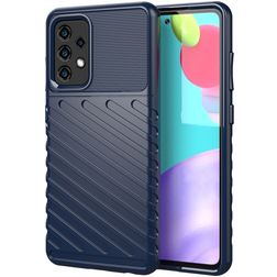 Mobigear Groove Samsung Galaxy A52s 5G Hoesje Flexibel TPU Backcover - Blauw
