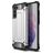 Mobigear Outdoor Samsung Galaxy S21 FE Hoesje Hardcase Backcover Shockproof - Zilver