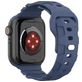 Mobigear Sport Armor Siliconen Apple Watch Bandje Druksluiting - 42/41/40/38 mm - Blauw