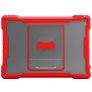 MAXCases Shield Extreme-X iPad 9 (2021) Hardcase Backcover + Standaard - Transparant / Rood
