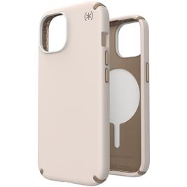 Speck Presidio2 Pro iPhone 15 MagSafe Hoesje Hardcase Backcover Shockproof - Bleached Bone