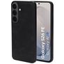 Mobiparts Classic Samsung Galaxy S26 FE MagSafe Hoesje TPU,Kunstleer Backcover - Graphite Black