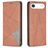 Mobigear Rhombus Slim iPhone Air Hoesje Bookcase - Bruin