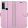 Mobigear Classic TCL 20 SE Hoesje Bookcase Portemonnee - Roze