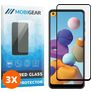 Mobigear Premium Samsung Galaxy A21 Glazen Screenprotector - Case Friendly - Zwart (3-Pack)