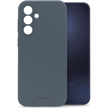 Mobilize Rubber Gelly Samsung Galaxy A15 Hoesje Flexibel TPU Backcover - Matt Blue