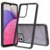 Mobigear Crystal Samsung Galaxy A33 Hoesje Hardcase Backcover - Transparant / Zwart