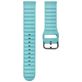 Mobigear Bumpy Siliconen Smartwatch Bandje Gespsluiting - Universeel 22 mm connector - Blauw