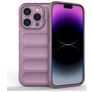 Mobigear Bumpy iPhone 15 Pro Hoesje Flexibel TPU Backcover - Paars