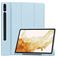 Mobigear Tri-Fold Gel Samsung Galaxy Tab S9 Plus Hoes TPU,Kunstleer Bookcase + Stylus Houder - Blauw