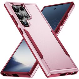 Mobigear Heavy Armor Samsung Galaxy S24 Ultra Hoesje Hardcase Backcover Shockproof - Roze