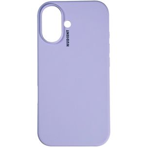 Nudient Base iPhone 16 Plus Siliconen Hoesje Backcover - Soft Purple