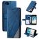 Mobigear Rhombus iPhone 7 Hoesje Bookcase Portemonnee - Blauw