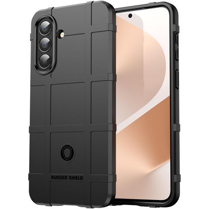 Mobigear Rugged Shield Samsung Galaxy A57 Hoesje Flexibel TPU Backcover Shockproof - Zwart