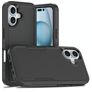 Mobigear Heavy Armor iPhone 16 Hoesje Hardcase Backcover Shockproof - Zwart
