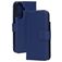 Mobiparts Wallet Samsung Galaxy A37 Hoesje Echt Leer Bookcase Portemonnee - Blauw