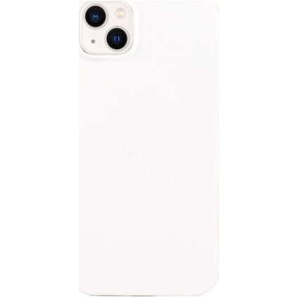 Mobigear Colors iPhone 14 Hoesje Flexibel TPU Backcover - Wit