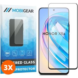 Mobigear Premium HONOR X8A Glazen Screenprotector - Case Friendly (3-Pack)