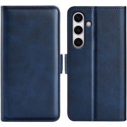 Mobigear Slim Magnet Samsung Galaxy S24 FE Hoesje Bookcase Portemonnee - Donkerblauw
