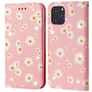 Mobigear Daisies iPhone 12 Pro Max Hoesje Bookcase Portemonnee - Roze
