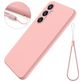 Mobigear Rubber Touch Samsung Galaxy S24 FE Siliconen Hoesje Backcover - Roze