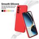 Mobigear Rubber Touch Samsung Galaxy A56 Siliconen Hoesje Backcover - Rood
