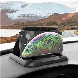 Mobigear Fold Telefoonhouder Auto Dashboard Klem Universeel - Zwart
