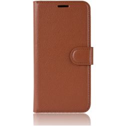 Mobigear Classic Samsung Galaxy A6 Plus (2018) Hoesje Bookcase Portemonnee - Cognac