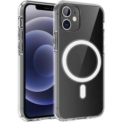Mobigear Crystal Doorzichtig iPhone 12 Pro MagSafe Hoesje Hardcase Backcover - Transparant