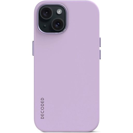 Decoded iPhone 15 Siliconen Hoesje Backcover - Digital Lavender