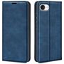 Mobigear Retro Slim iPhone 16e Hoesje Bookcase Portemonnee - Donkerblauw