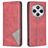 Mobigear Rhombus Slim Xiaomi Redmi 14C Hoesje Bookcase - Rood
