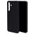 Mobiparts Samsung Galaxy A56 Siliconen Hoesje Backcover - Zwart