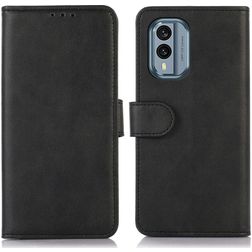 Mobigear Wallet Nokia X30 Hoesje Bookcase Portemonnee - Zwart