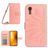 Mobigear Sunflower Samsung Galaxy Xcover 7 Hoesje Bookcase Portemonnee - Roze
