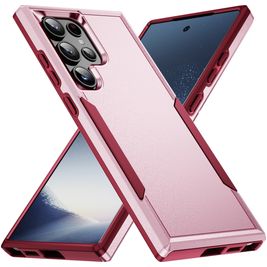 Mobigear Heavy Armor Samsung Galaxy S24 Ultra Hoesje Hardcase Backcover Shockproof - Roze